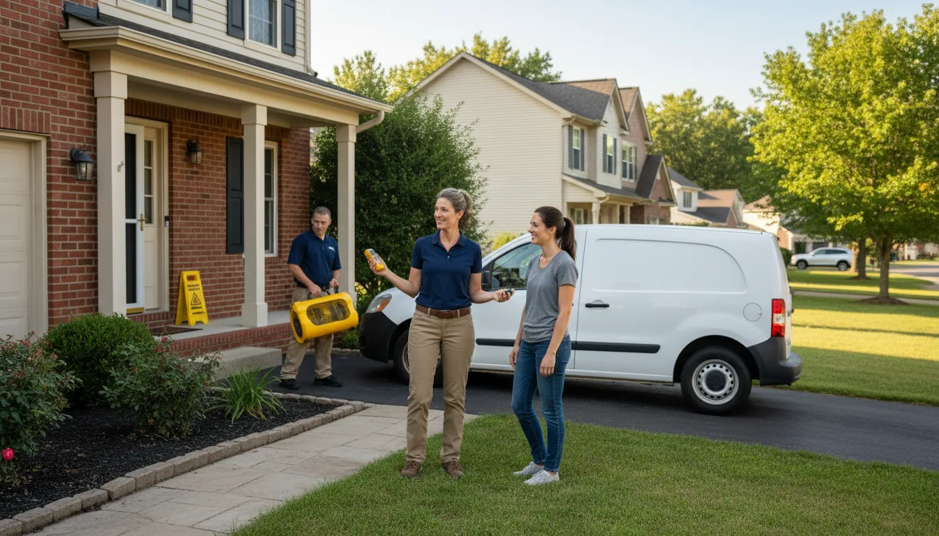 Residential water damage restoration in Coalmont, CO